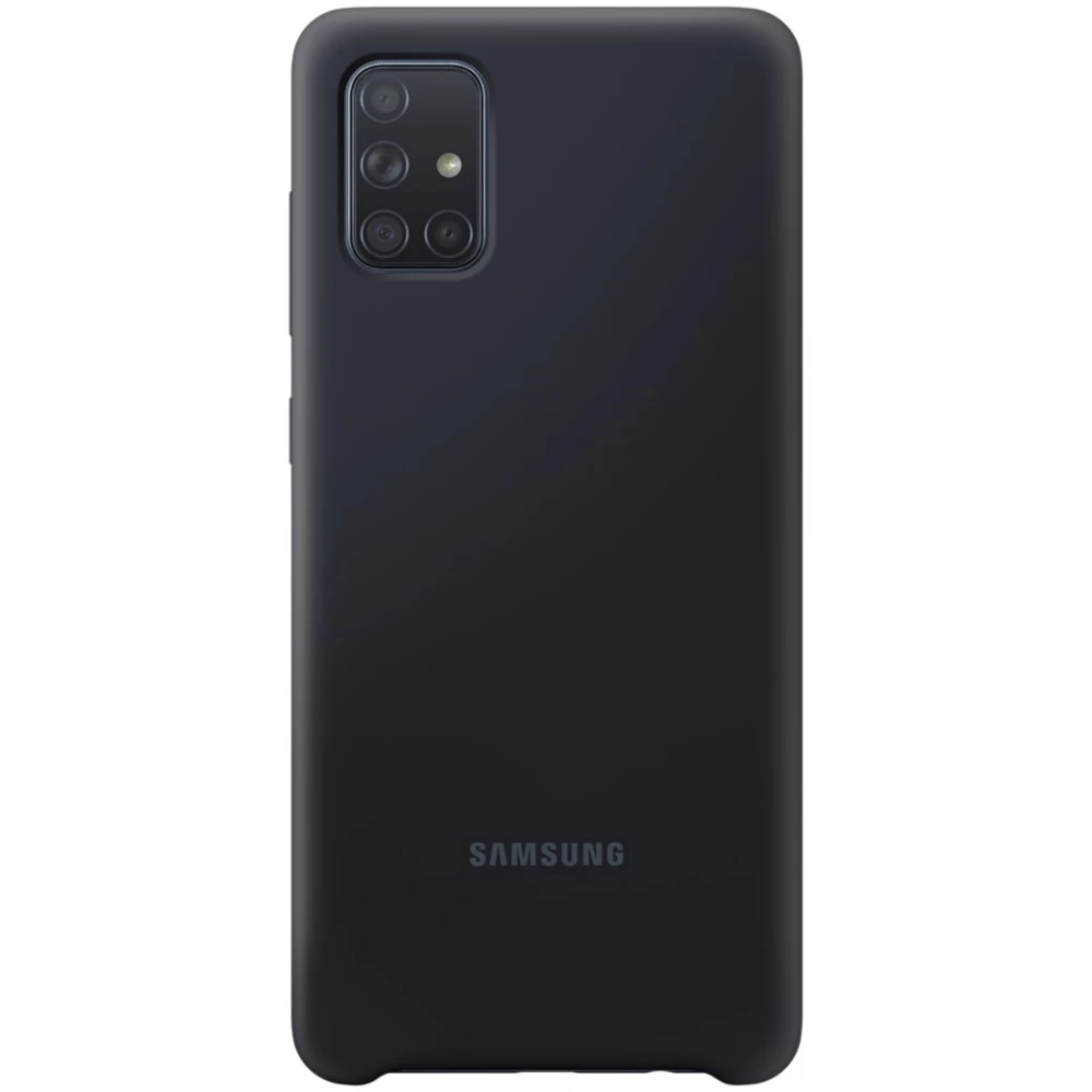 SAMSUNG A71 SAMSUNG Silizium telefonvédő FEKETE