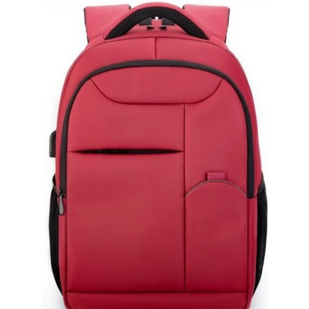 TOO Antifurt / USB portos rucsac 15.6" roșu