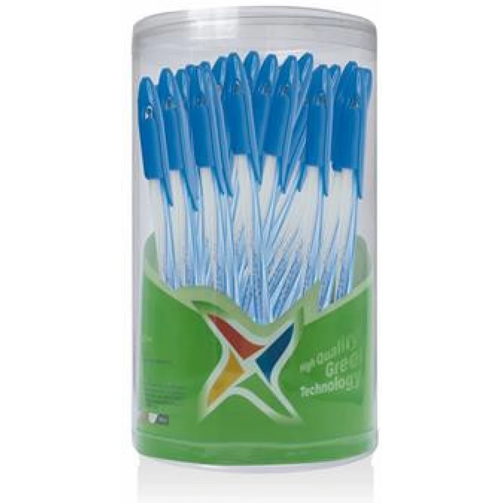 FLEXOFFICE Pen 0.3 mm cap Candee blue 24 pcs