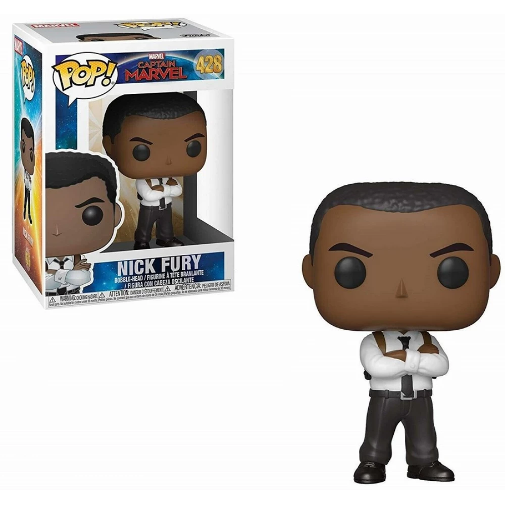 FUNKO Pop Marvel Captain Marvel fiatal Nick Fury figura