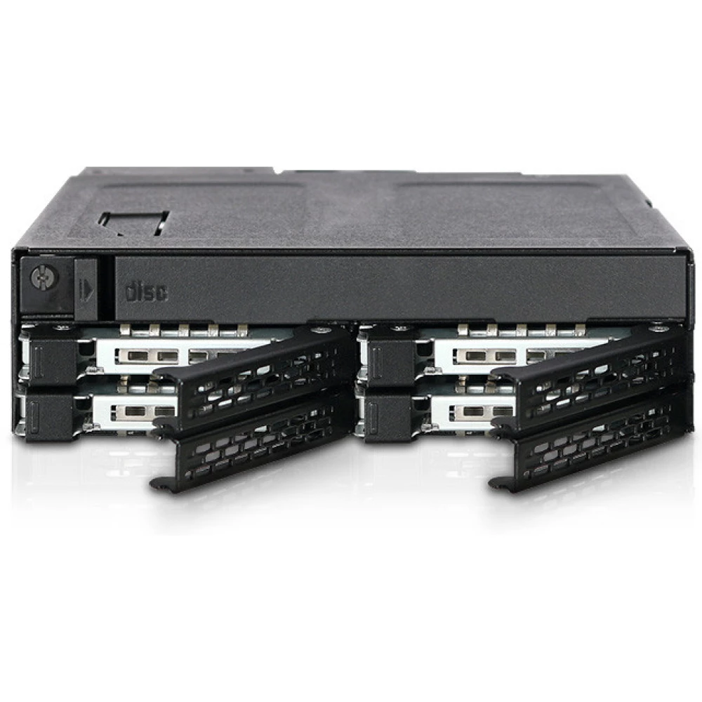 ICYDOCK ToughArmor MB604SPO-B 4 x 2.5" SAS/SATA SSD/HDD and (Ultra) Slim ODD