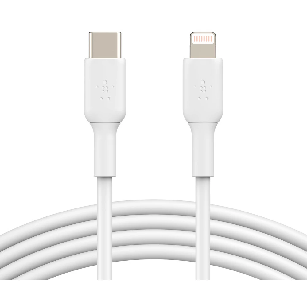 BELKIN USB 2.0 Type C Lightning Töltő/adat Fehér 2m CAA003BT2MWH