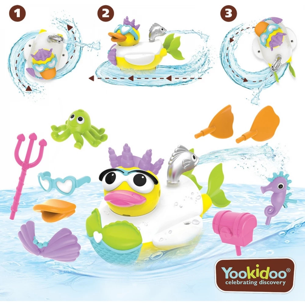 YOOKIDOO Bath-Build Mermaid!