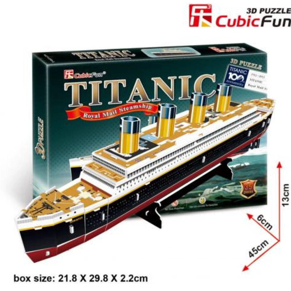 CUBICFUN 3D puzzle game 113 pieces Titanic