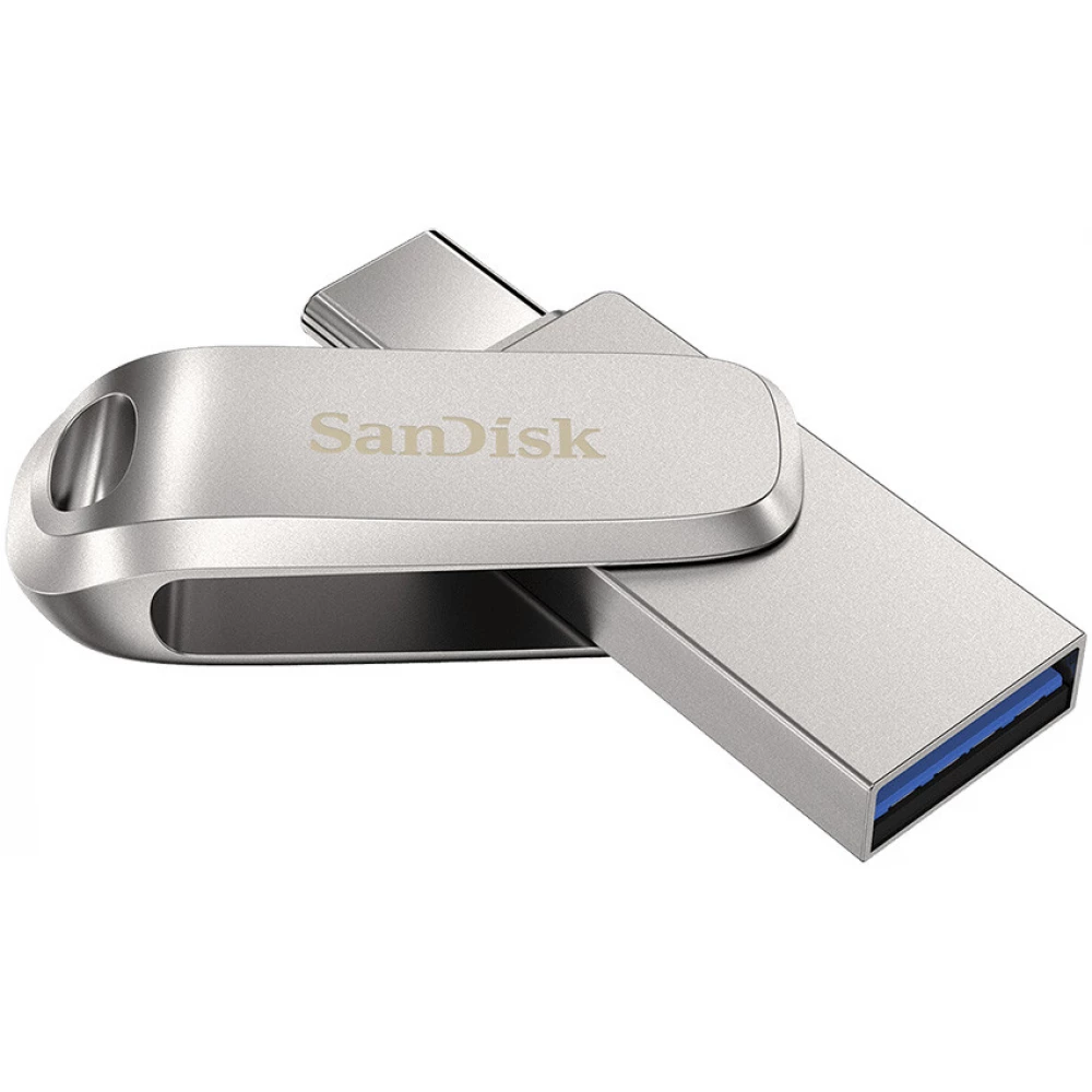 SANDISK Dual Drive Luxe 256GB USB 3.1 + USB 3.1 Type C Silver