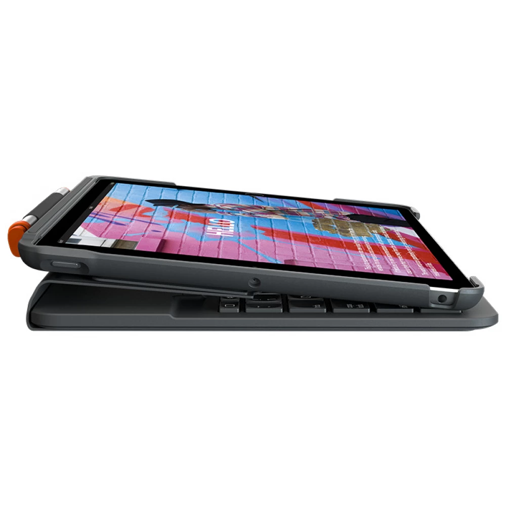 LOGITECH Slim Folio iPad (7-8-9. gen) case Francia graphite