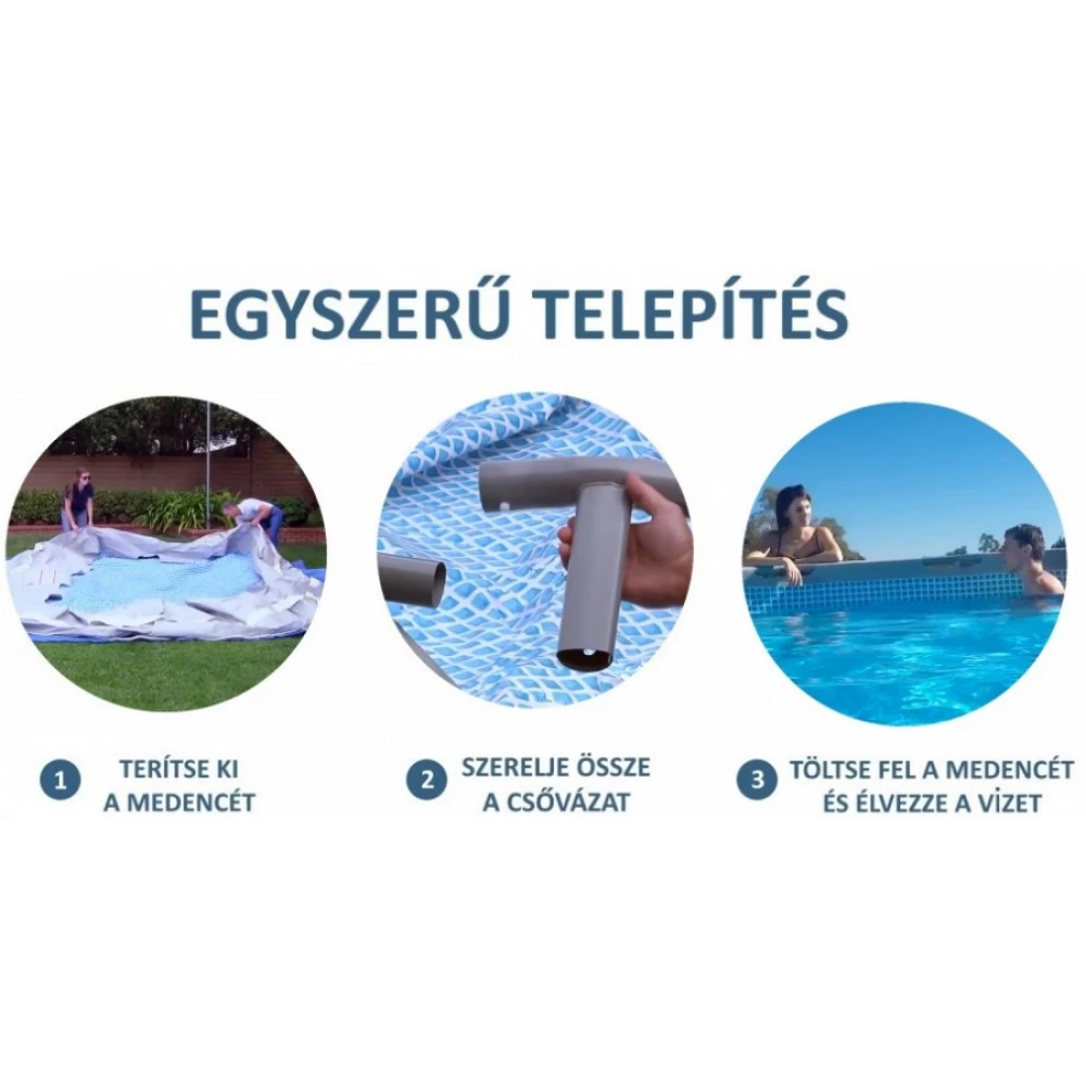 INTEX 28242 MetalPrism Set pool 457 x 122 cm 2020-as model - iPoncomp.com