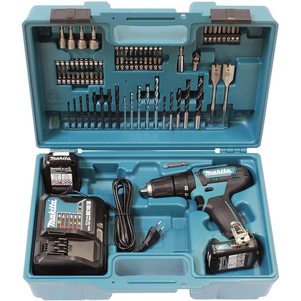 MAKITA HP333DSAX1 Akkus ütvefúró-csavarbehajtó + 2x2.0Ah akku