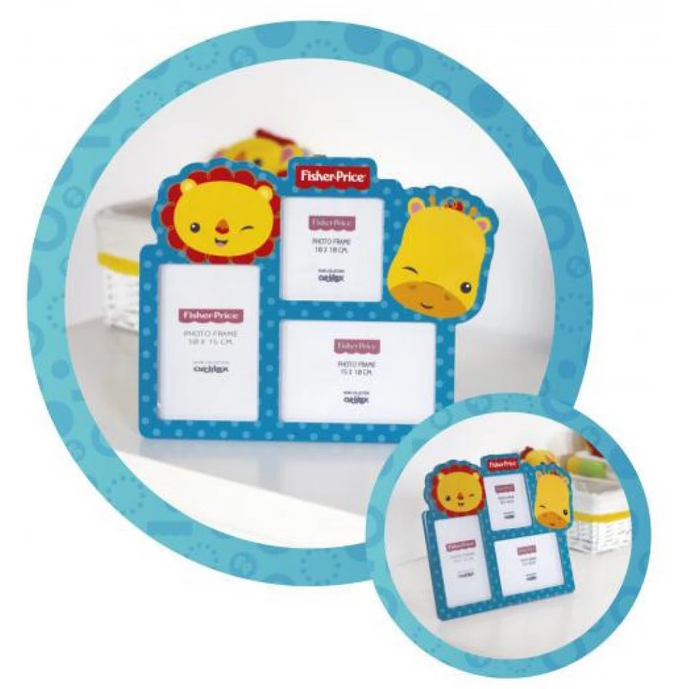 MATTEL Fisher-Price 3 parts picture frame 33x26.2 blue