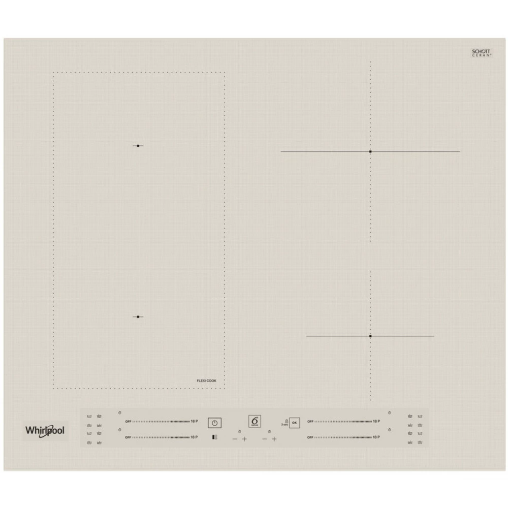 WHIRLPOOL WL S2760 BF/S Hot plate induction 60 cm white