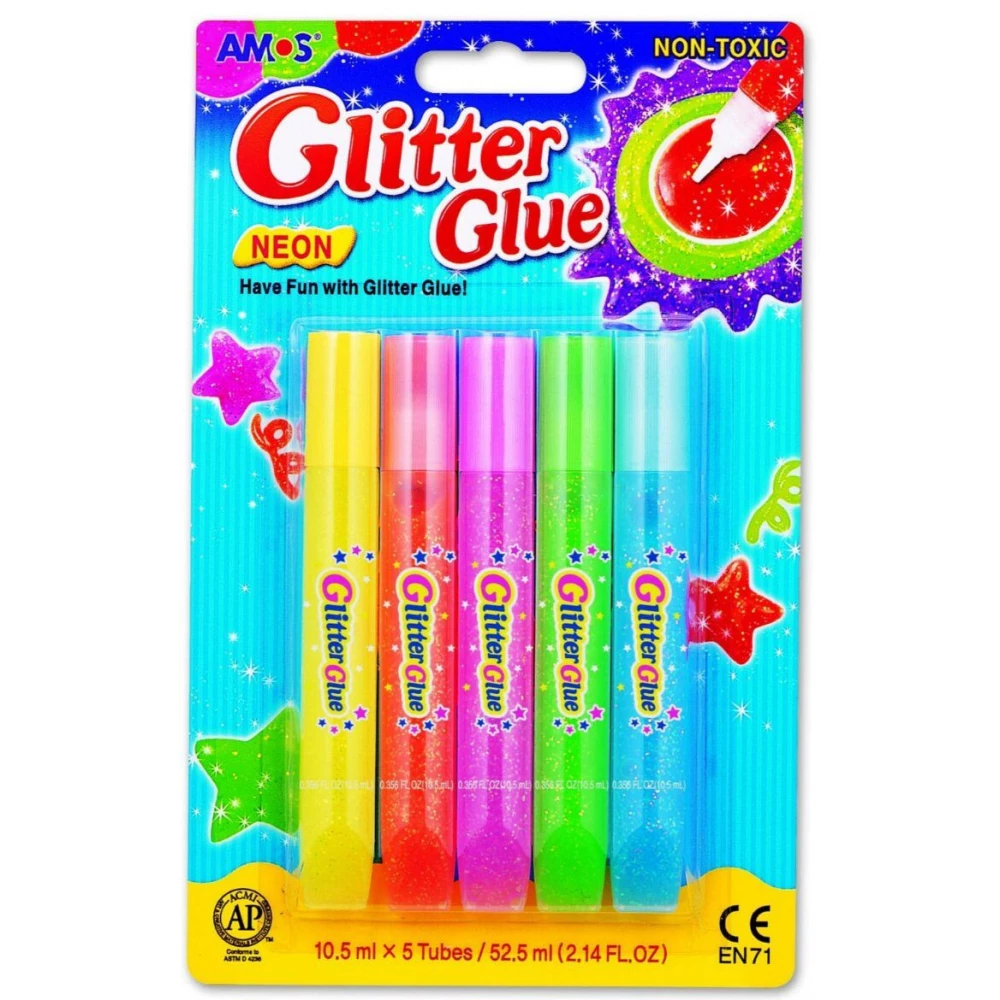 AMOS micaceous dekor glue set Neon 5 pieces