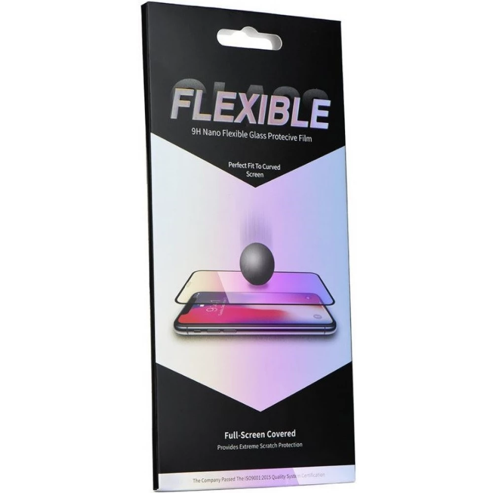 ZONE 5D Full Glue Nano Flexi Glass Kijelzővédő fólia ütésálló fólia iPhone 12 / 12 Pro