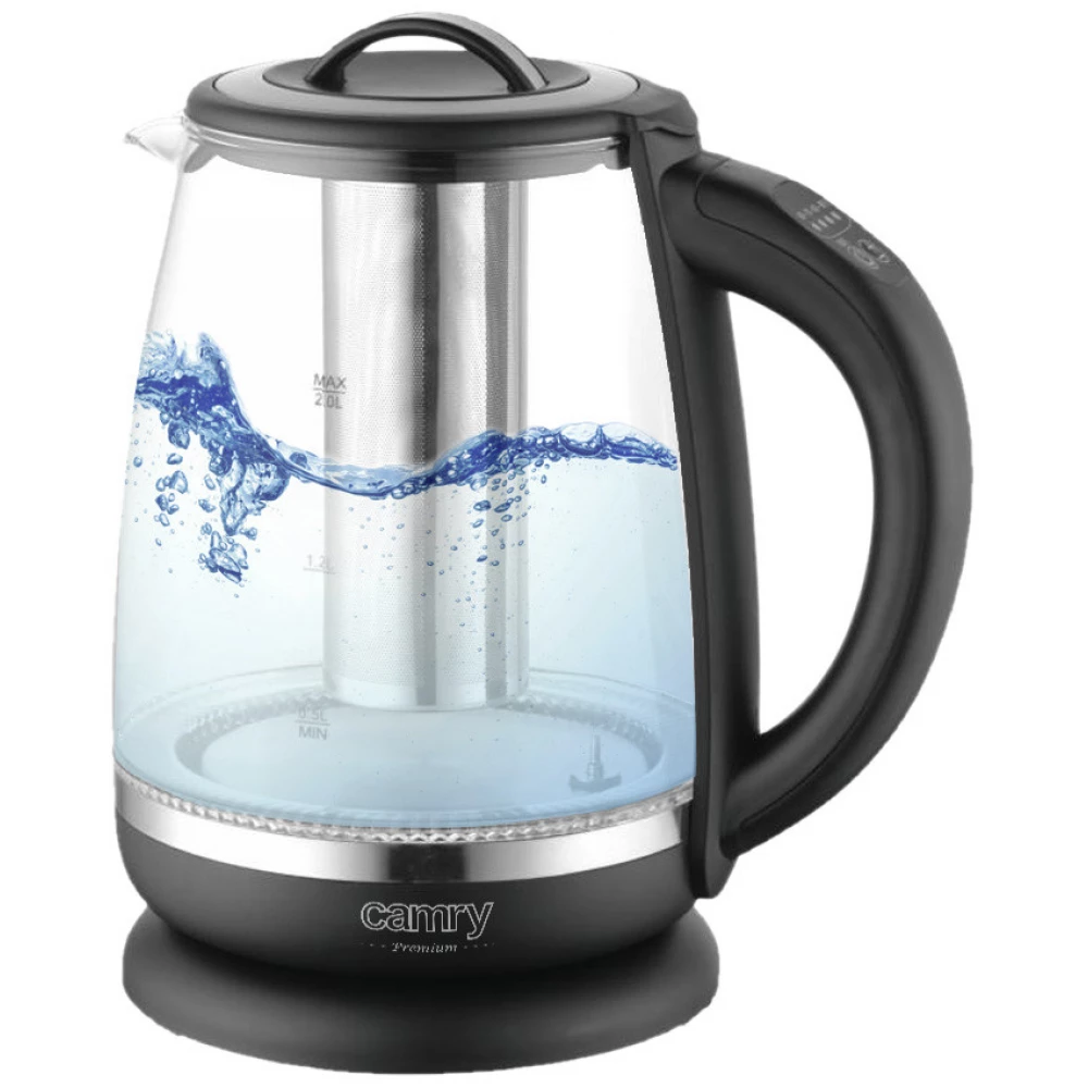 CAMRY CR 1290 Kettle 1850-2200W 2L transparent
