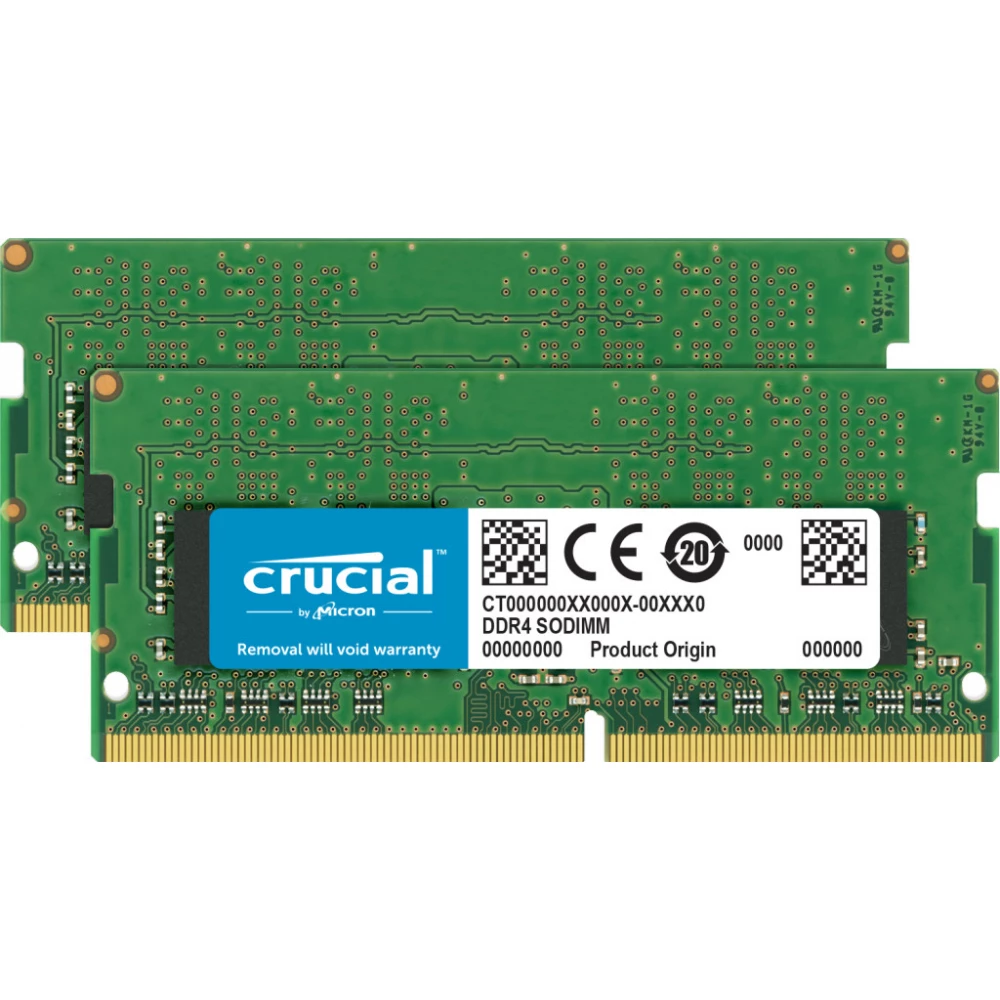 CRUCIAL 64GB Notebook DDR4 3200MHz CL22 CT2K32G4SFD832A - iPon.ro