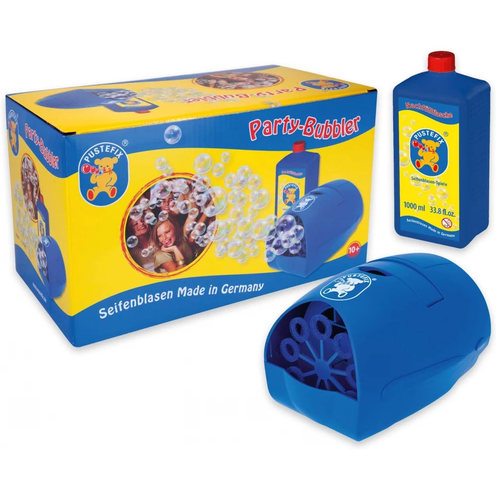 PUSTEFIX Party-Bubbler buborékfújó NÉMET nyelvű