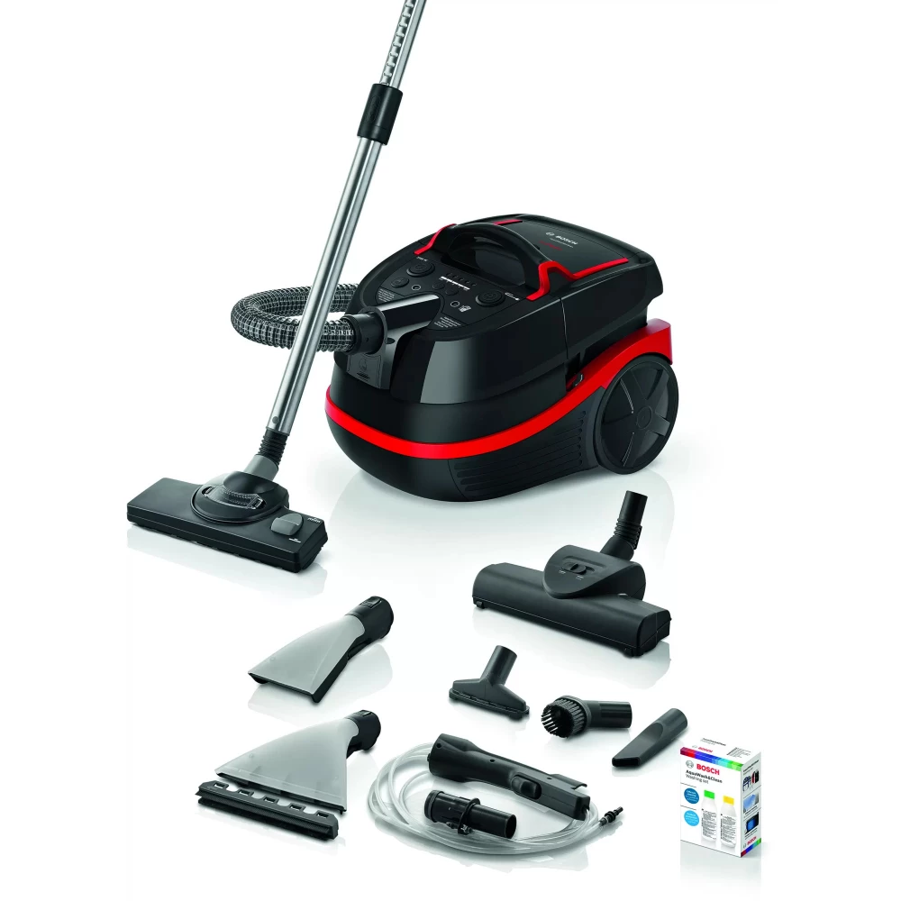 BOSCH BWD421POW Serie 4 Moist and dry vacuum cleaner 2100W black / red
