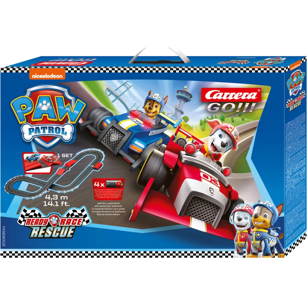 CARRERA-TOYS GO!!! Paw patrol court - Ready Race Rescue set 63514