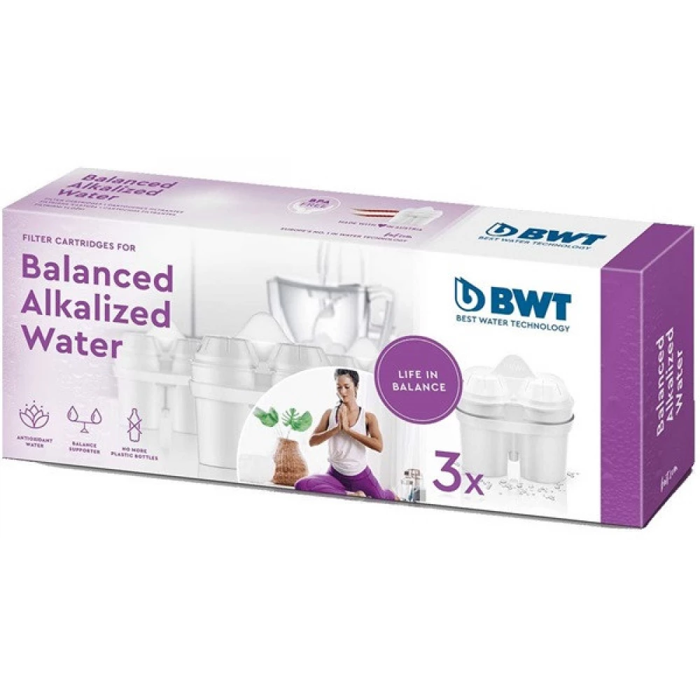BWT 814463 Balanced Alkalized 3 pcs water filter patron