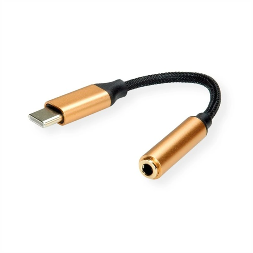 ROLINE USB 2.0 Type C Jack transformator Crno 13cm 12.03.3223-10