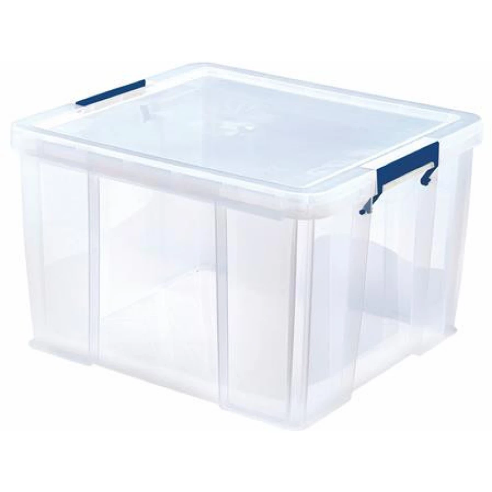 FELLOWES Műanyag tároló doboz átlátszó 48 liter ProStore