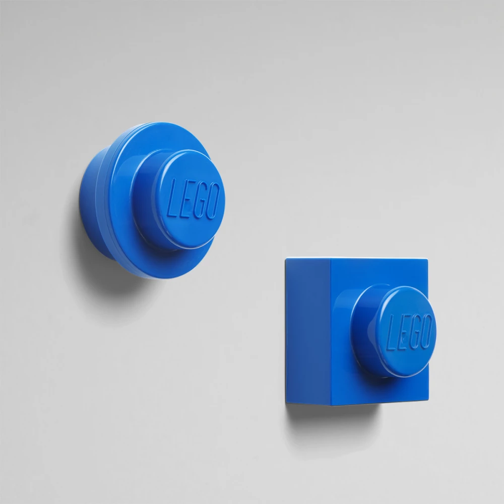 ROOM COPENHAGEN 1-es wheel and quadrilateral shape lego element mágnes stock blue