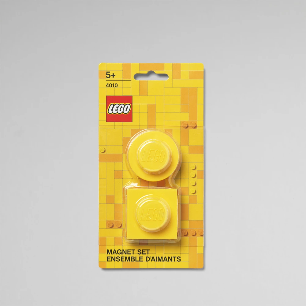ROOM COPENHAGEN 1-es wheel and quadrilateral shape lego element mágnes stock yellow