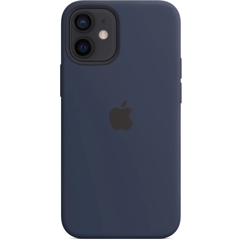 APPLE MagSafe Fest Silizium Hülle iPhone 12 mini tief Navy blau
