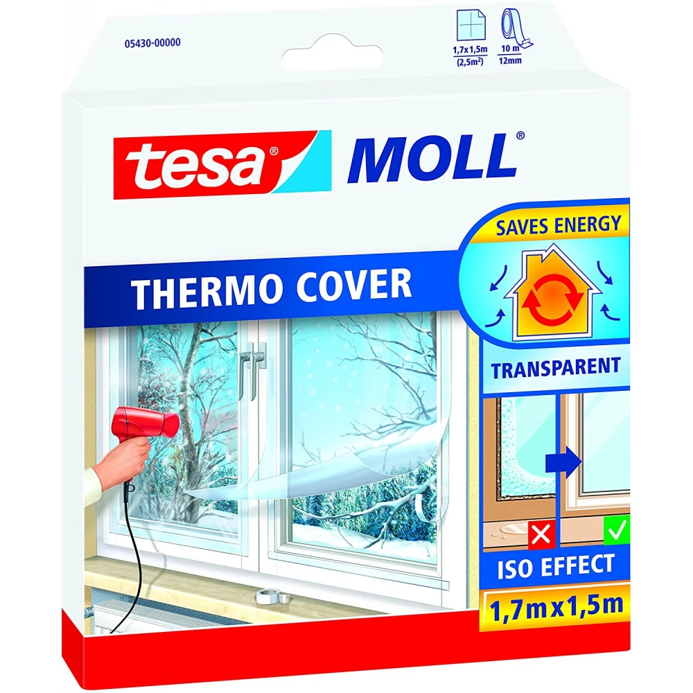 TESA tesamoll Ablakszigetelő fólia 1.5 m x 1.7 m