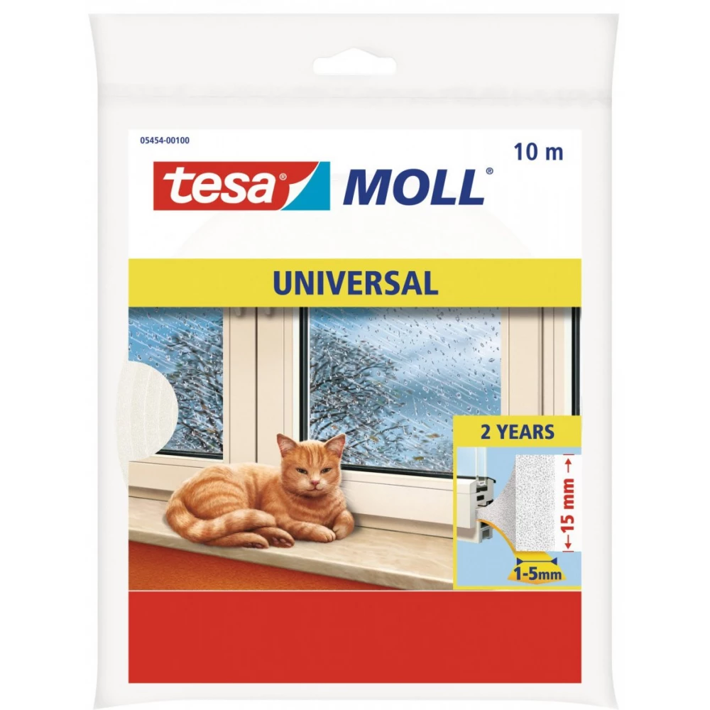TESA tesamoll Ajtó- und ablaktömítő habszivacs 15 mm x 10 m
