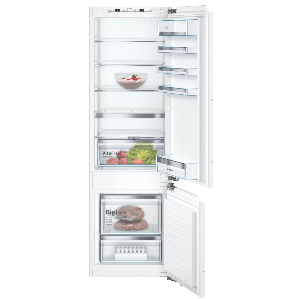 BOSCH KIS87AFE0 Serie 6 Mountable bottom freezer refrigerator-freezer kombináció177.2 x 55.8 cm A++ white