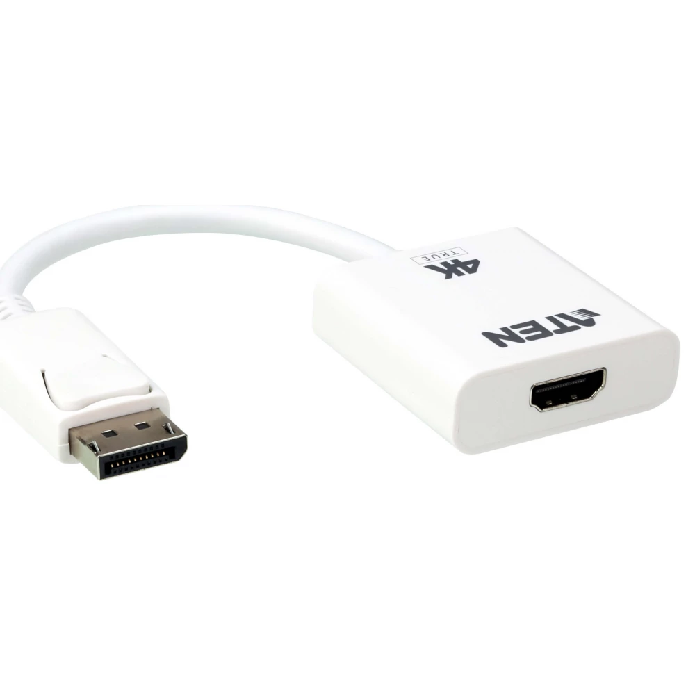ATEN DisplayPort 1.2/1.2a HDMI 2.0 Transformator Weiß 10cm VC986B