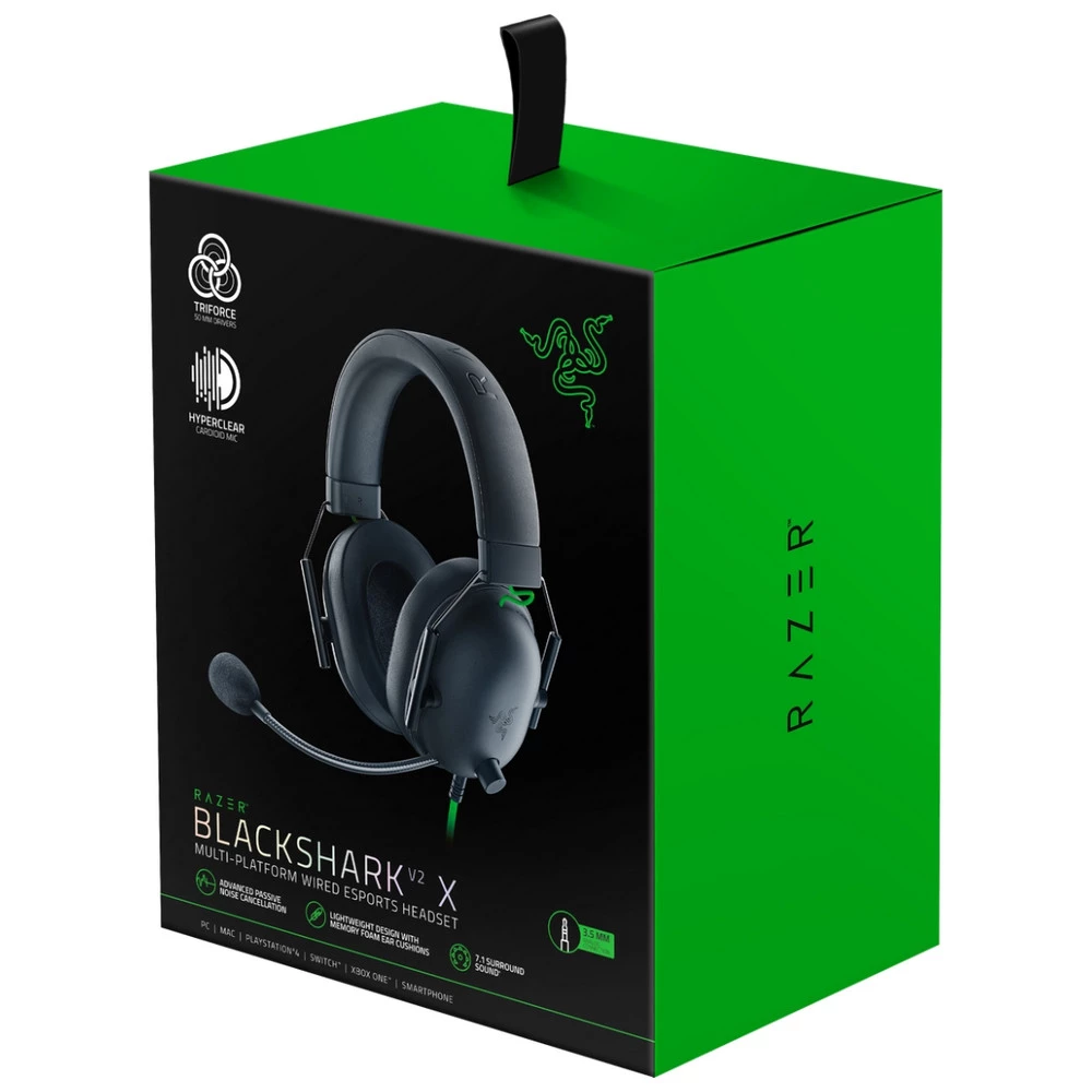 【RAZER】BLACKSHARK V2 PRO RAZER Blackshark V2 X negru - iPon.ro