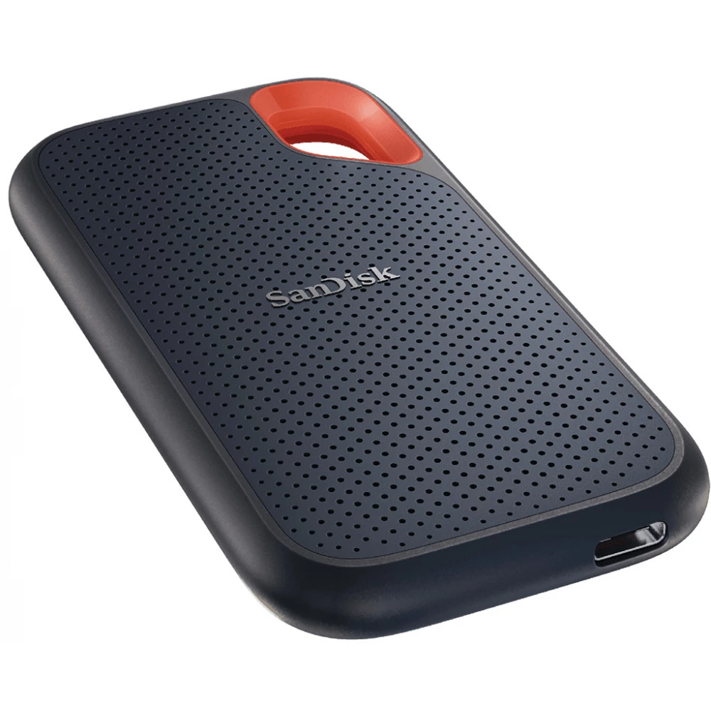 SANDISK 500GB Extreme Portable V2 USB 3.1 + USB 3.1 Type C Black