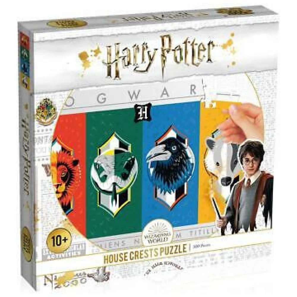 WINNINGMOVES Puzzle játék 500 darabos Harry Potter Címerek