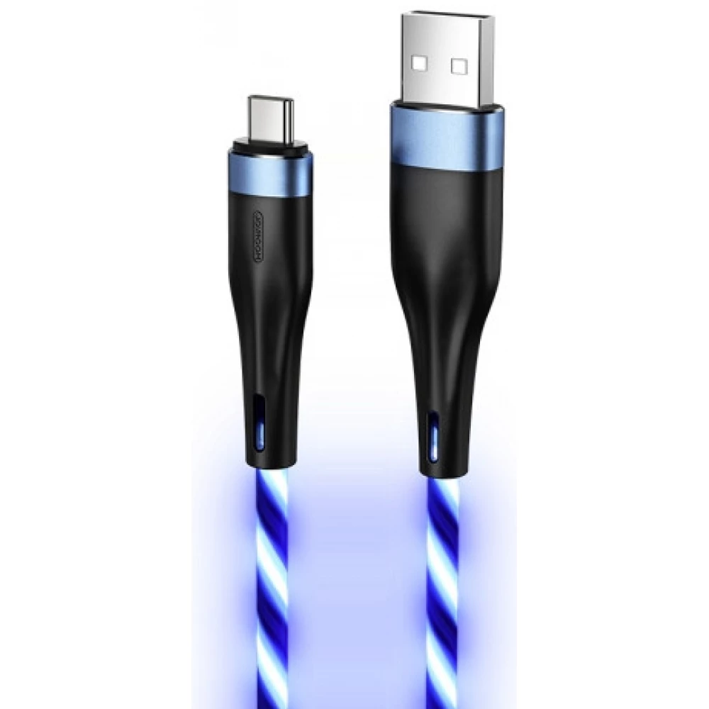 JOYROOM USB 2.0 Type C Converter Blue 1.2m 6941237112361