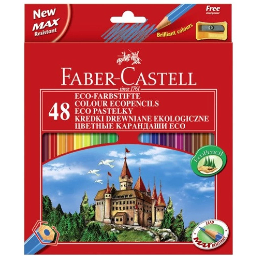 FABER-CASTELL bunt Stift Lager sechseckig 48 anders Farbe