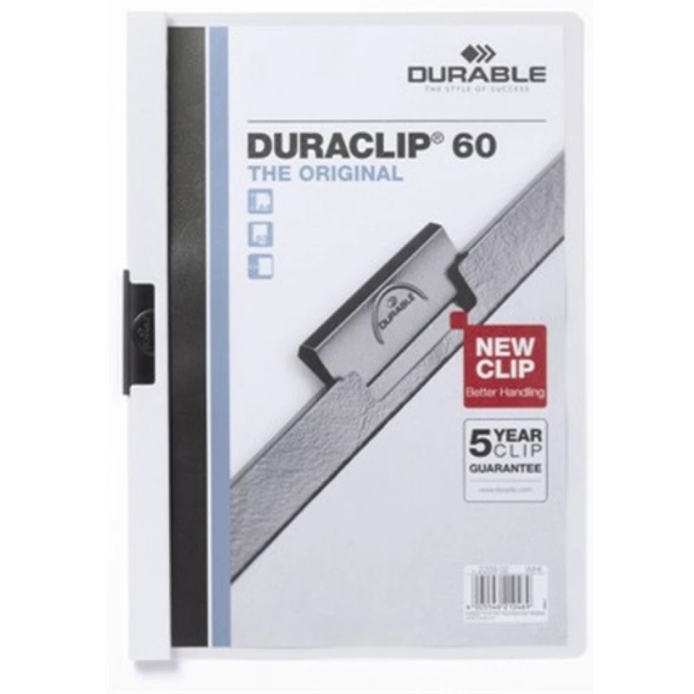 DURABLE P2030-0090 Duraclip A4 60lapos clip-mappa yellow