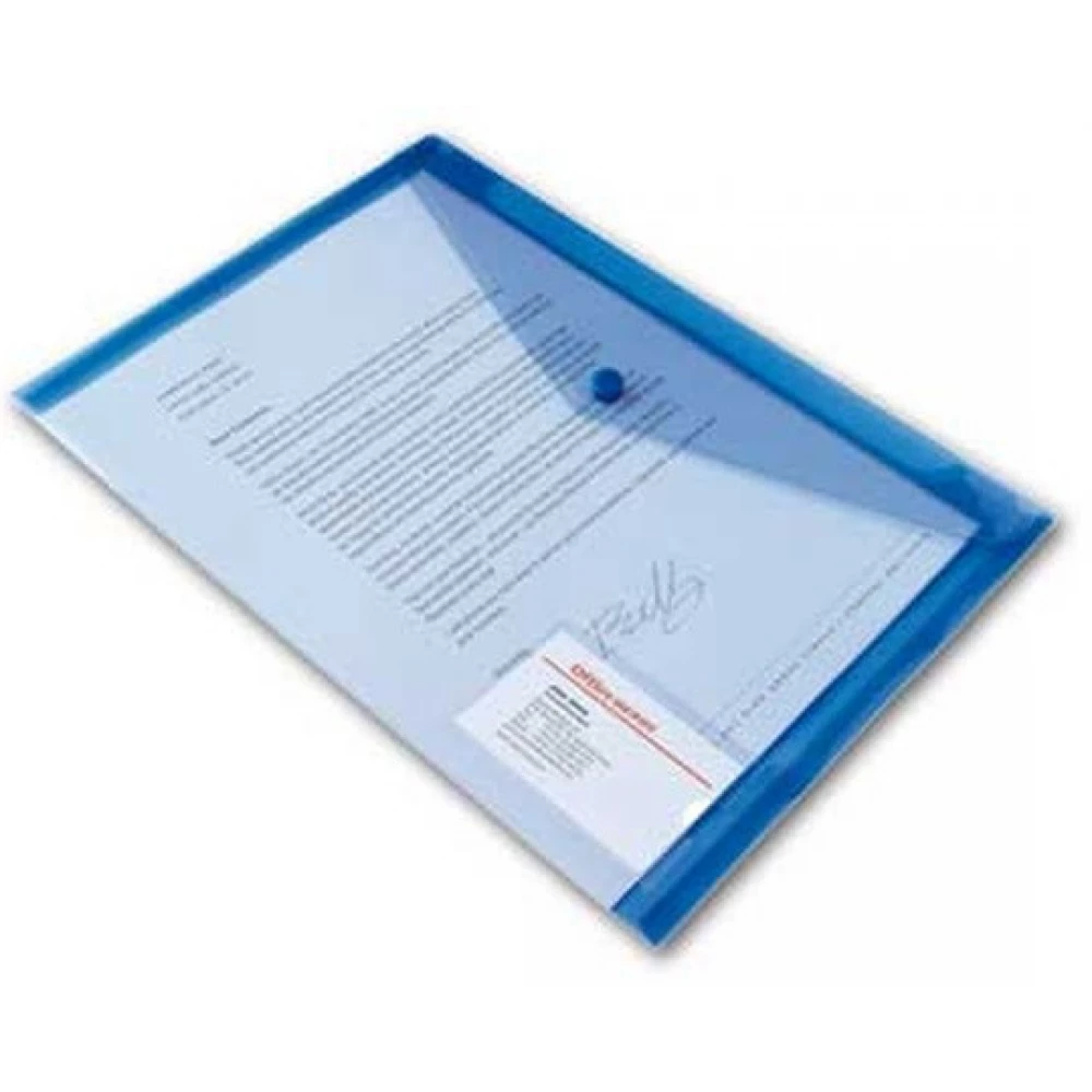 OFFICE DEPOT A4 lying 5db/cs irattasak transparent blue 143.1074
