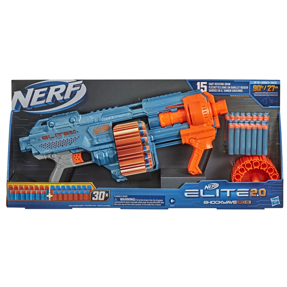 HASBRO E9527EU4 Nerf Elite 2.0 Commander RD-15 sponge shooting