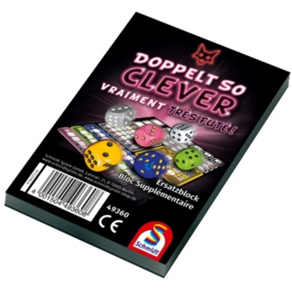 SCHMIDTSPIELE Doppelt so clever! Kiegészítő pontozófüzet lapok