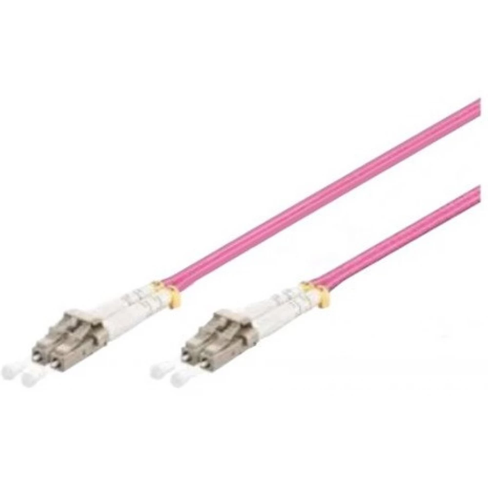 GIGALIGHT Fiber Optic LC Connector Pink 10m LCU-LCU-OM4-10M-D