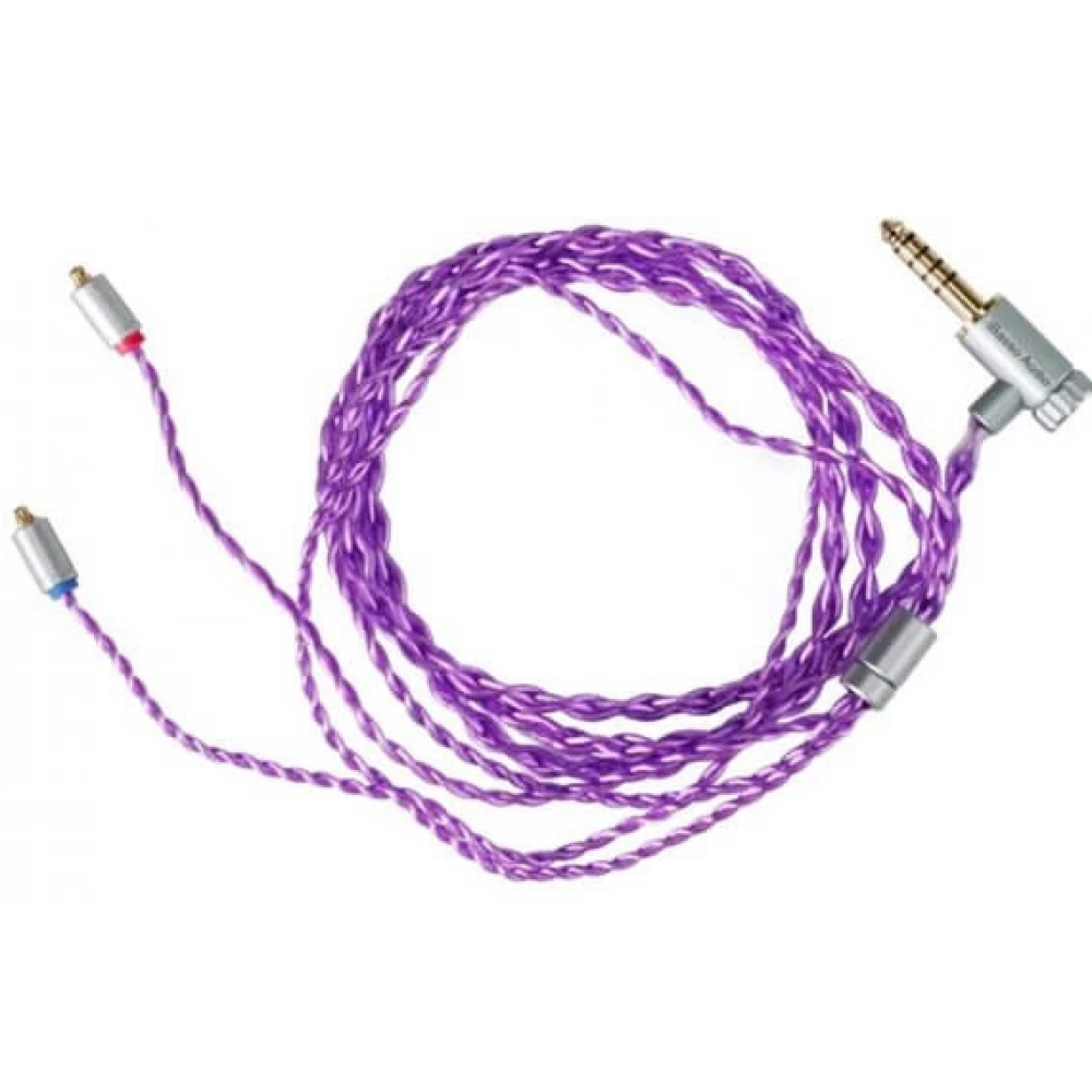 IBASSO CB16 - MMCX symmetrical réz-ezüst hibrid earphone cable 4.4mm-es pentaconn plug