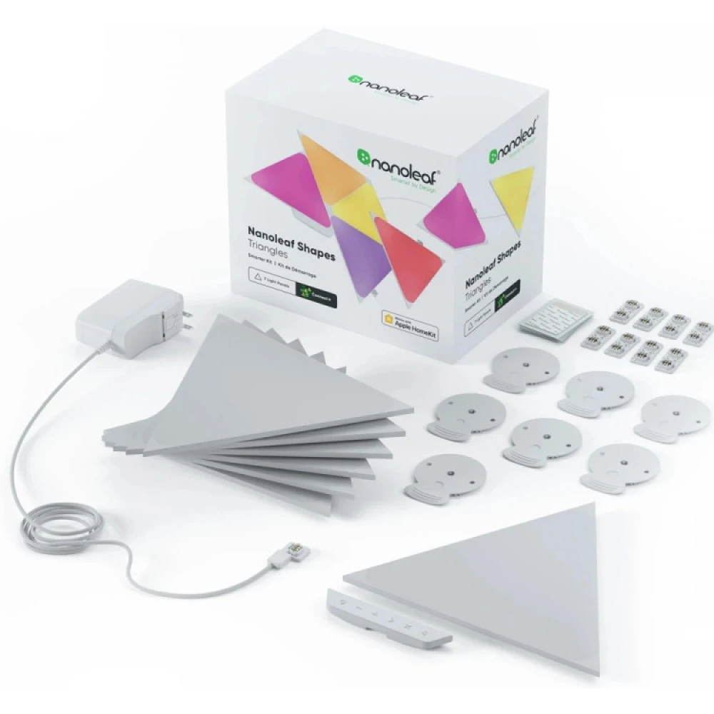 NANOLEAF NL47-0002TW-9PK Shapes Triangles Starter Kit 9PK
