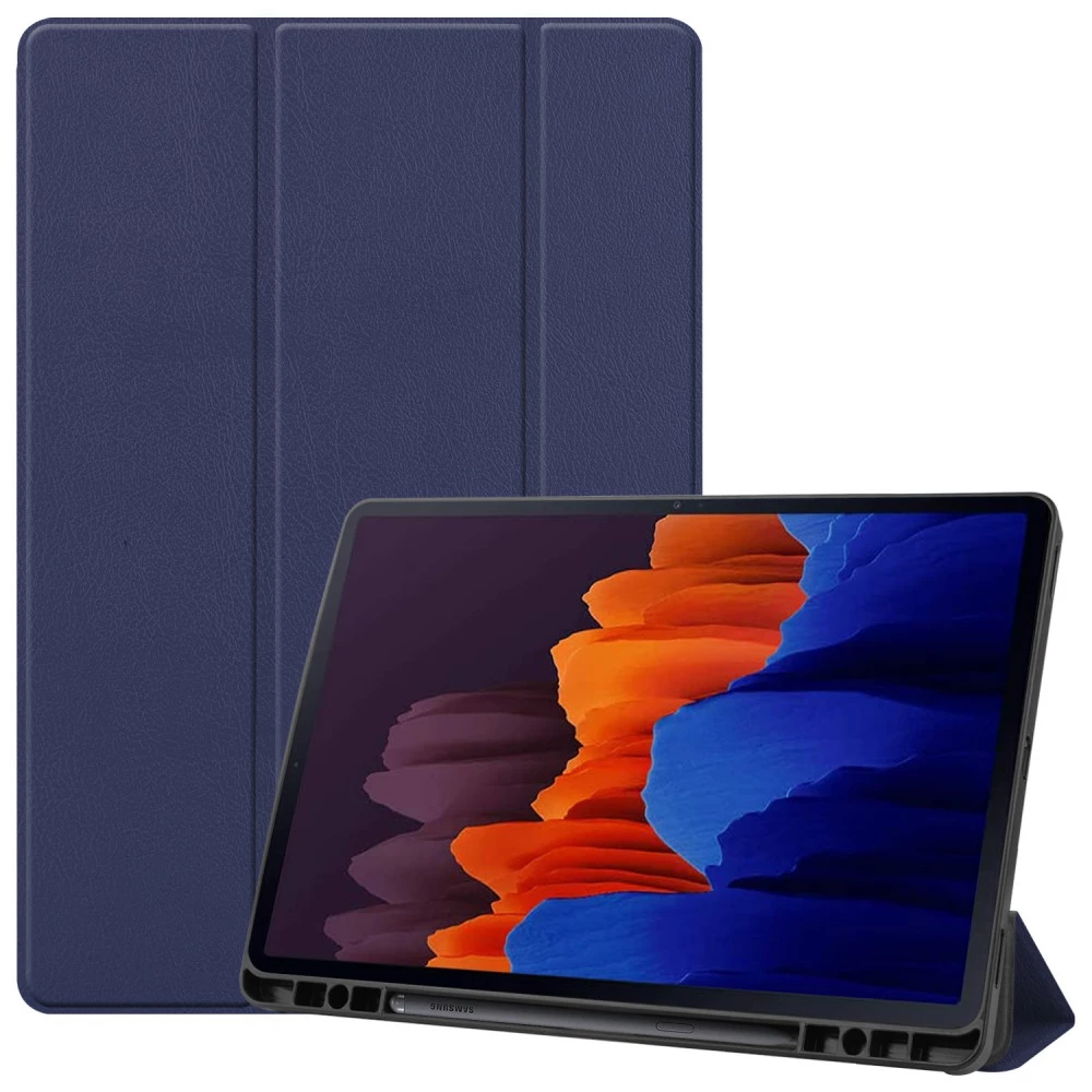 CELLECT Tab S7 Plus 12.4" T970/T975 case toll držačem plava