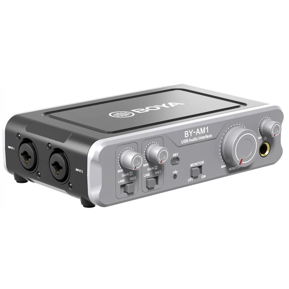 BOYA BY-AM1 Two channel USB audio mixer
