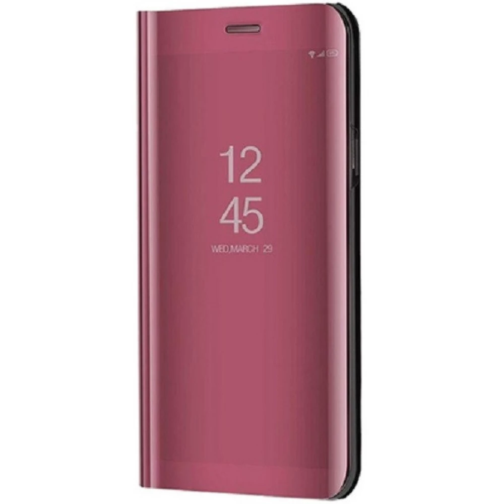 ZONE Smart View Cover Auf die Seite Blühen Hülle Anruf Zeiger Samsung Galaxy A11/M11 rotes Gold