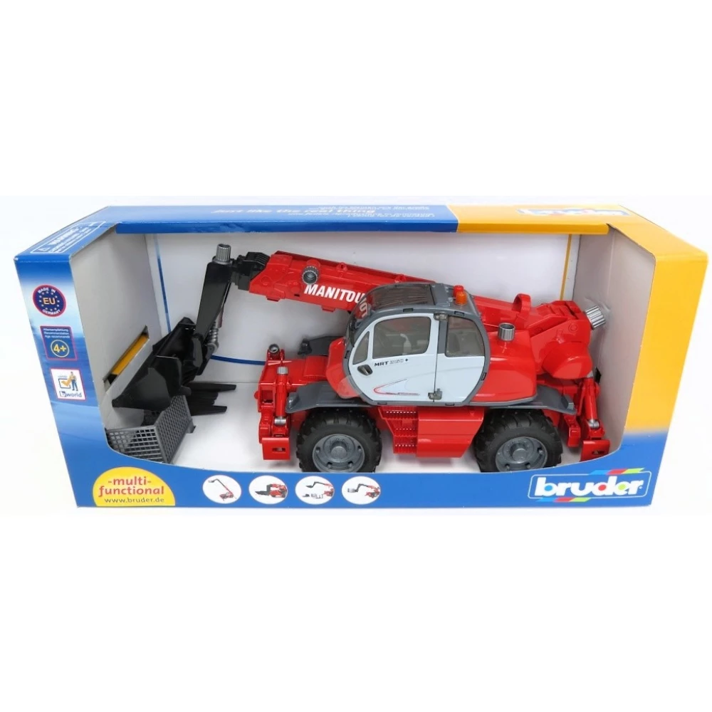 Bruder Chargeur Télescopique CAT Échelle 1:16 - Télélader Avec Bras Extensible