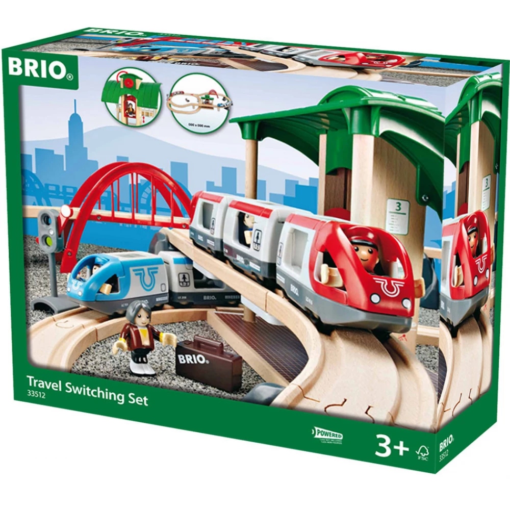 BRIO Giant fa vasútpálya stock 33512