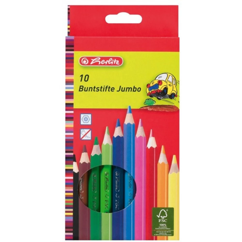 HERLITZ 10795276 Gusta lakkozott 10db-os mješovit boja raznobojan olovka