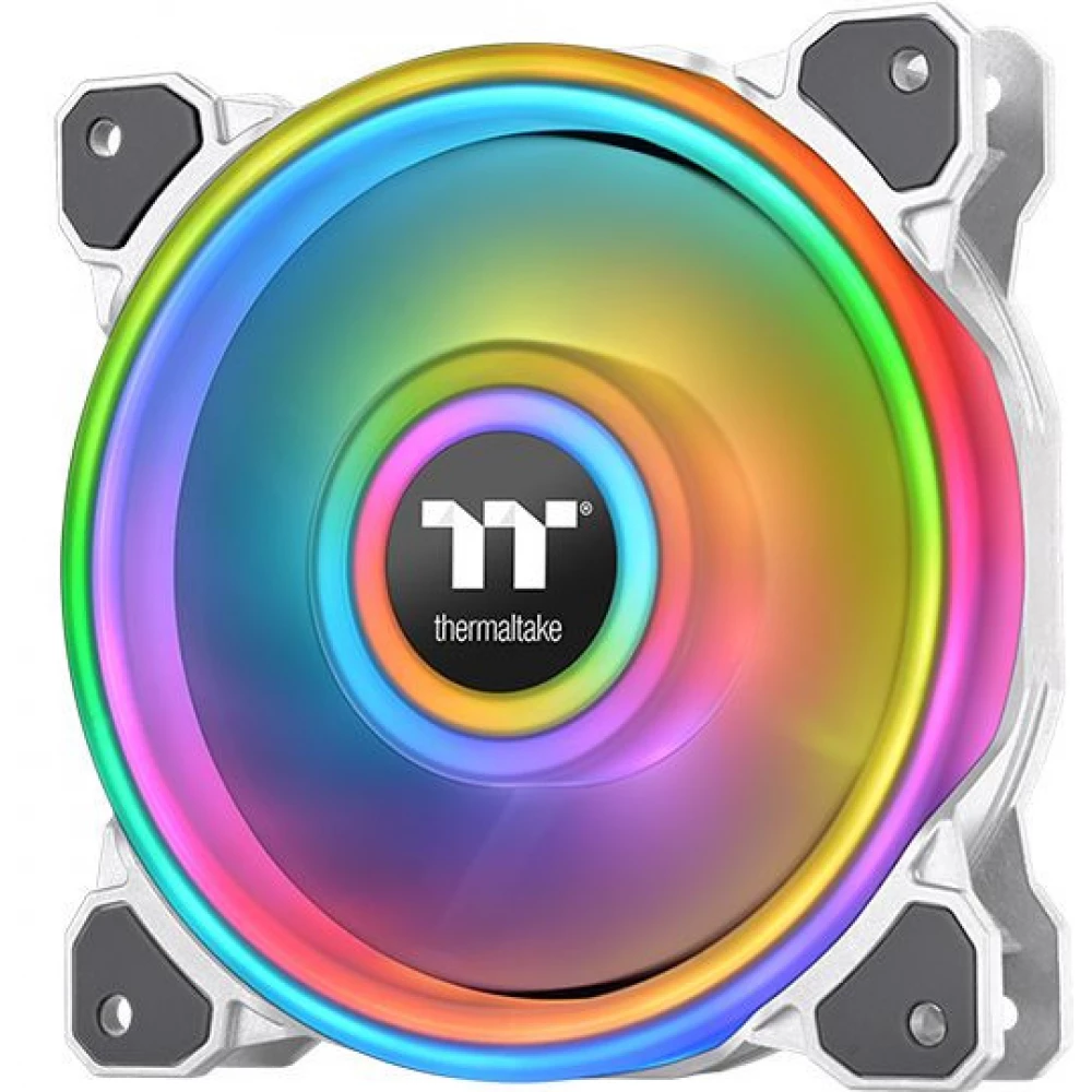 THERMALTAKE Riing Quad 12 RGB Radiator Fan TT Premium Edition Weiß